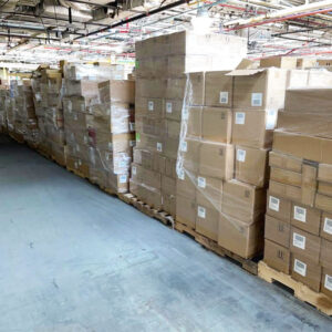 Mixed shoes from Target by container