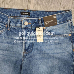Mixed brand-name jeans by the container