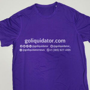 T-shirt lots from a well-known sportswear brand with no exterior logo.