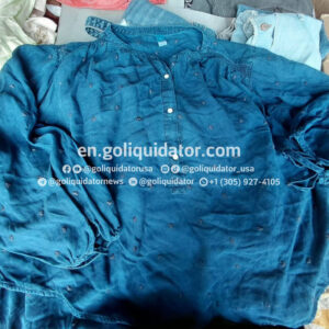Pallets of mixed clothing for kids and womens from recognized brand