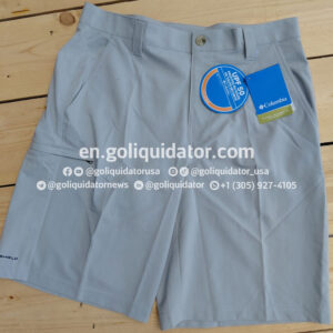 Lots of t-shirts, shirts and shorts from brands as Columbia and Merrell