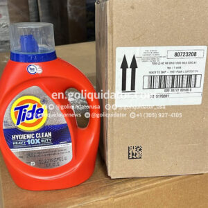 Lot of liquid laundry detergent from Tride