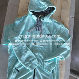 Lot of clothing from a brand focused on the surf lifestyle (Mystic)