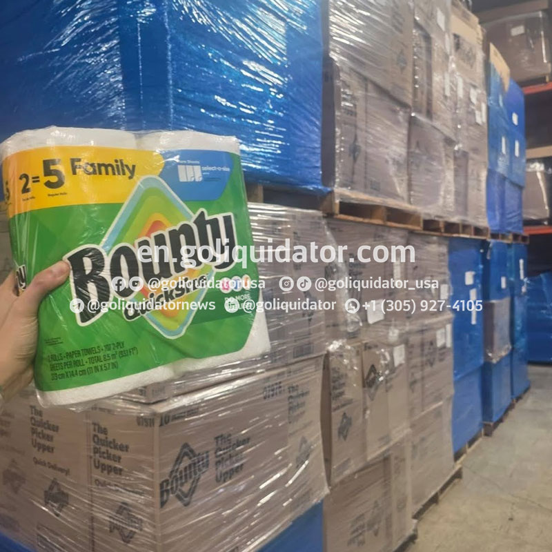 Lot of paper towels Bounty