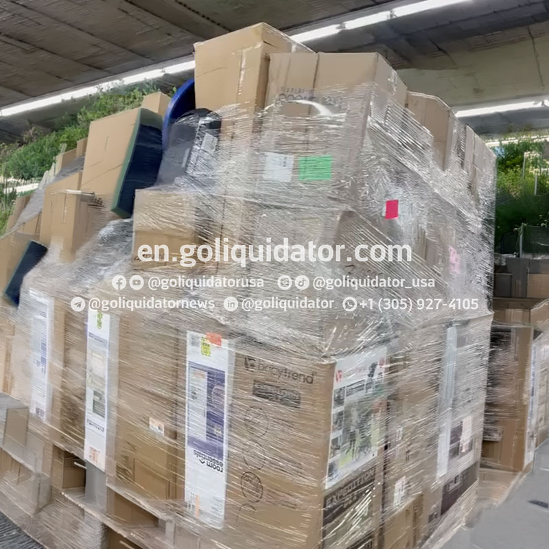 Pallets of general merchandise from Target