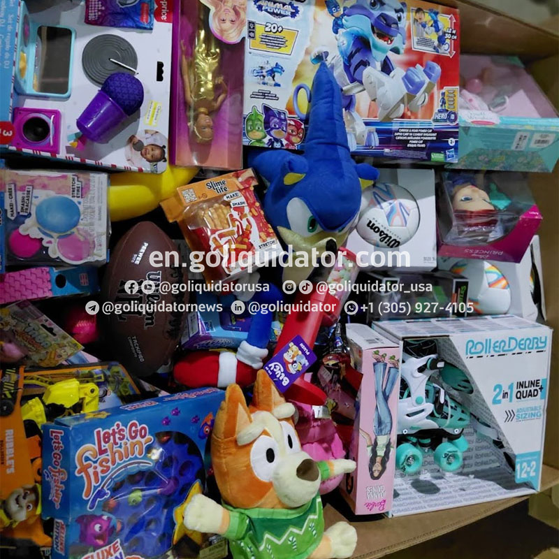 Pallets of toys from Target