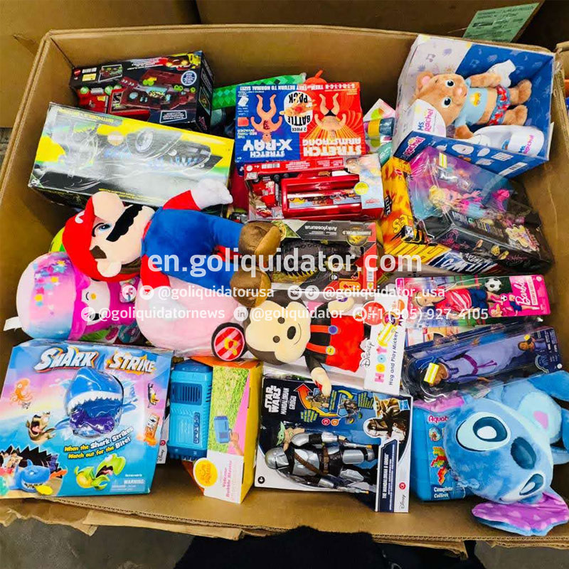 Pallets of toys from Target