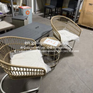 Lot of outdoor furniture and assorted items