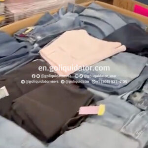 Pallets of premium clothing Denim from Target stores.