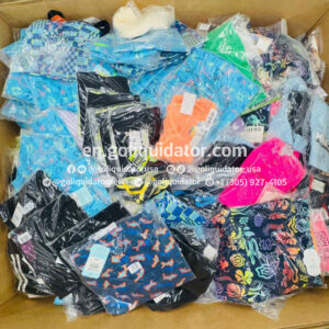 Pallets of mixed clothing from Walmart