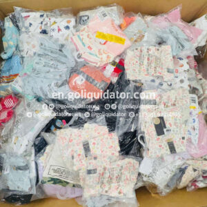 Pallets of mixed clothing from Walmart