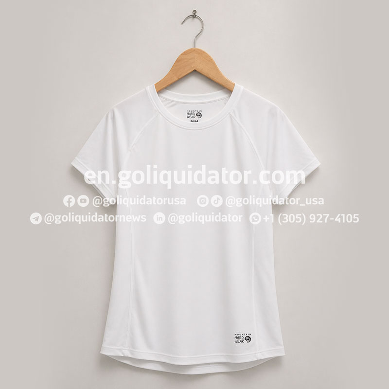 Lot of white sports t-shirts for woman