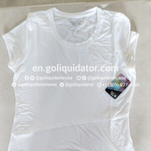 Lot of white sports t-shirts for woman