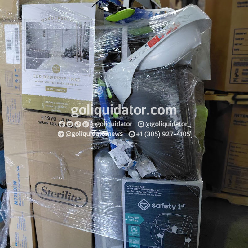 Lots of general merchandise from department stores