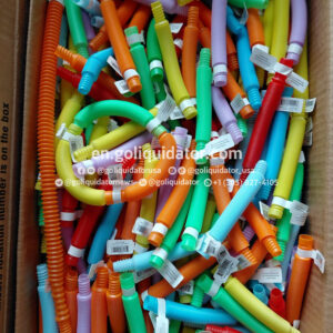 Pallet of small toys for parties and bin stores