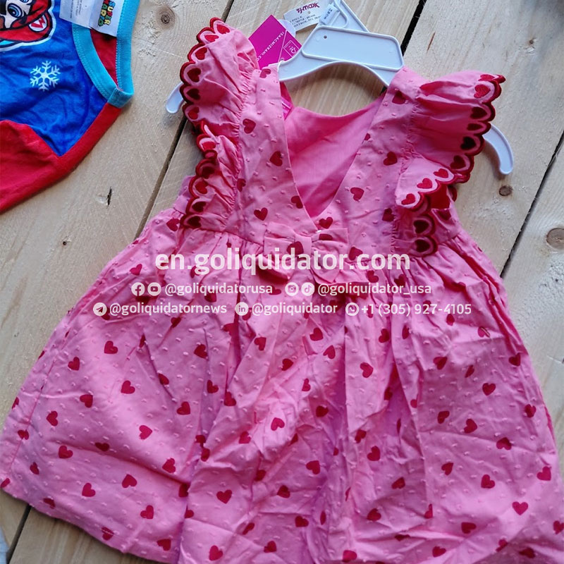 Lots of children’s clothing from department stores