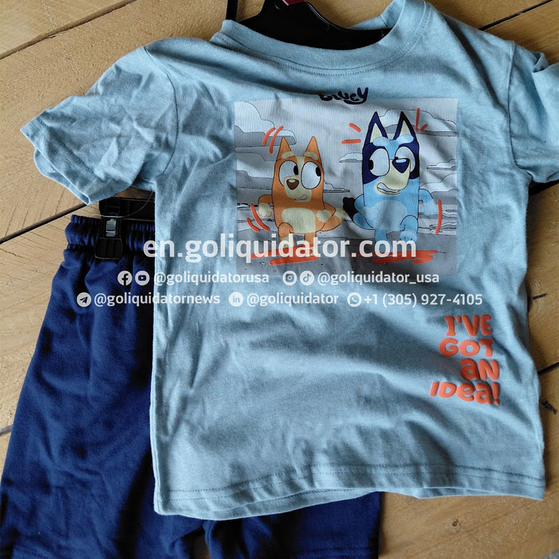 Lots of children’s clothing from department stores