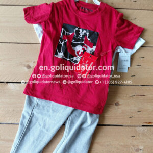 Lots of children’s clothing from department stores