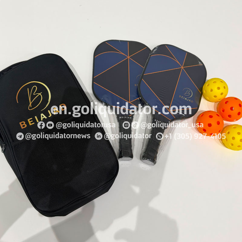 Pickable paddles and balls sets