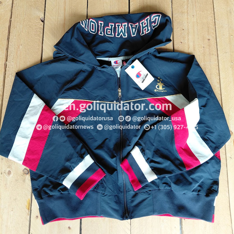 Lot of youth apparel featuring Champion, KBB, and other brands