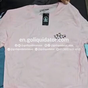Lots of mixed clothing from surf and adventure brands