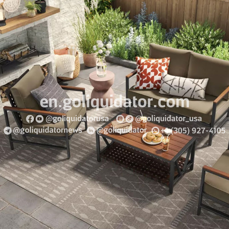 Lot of patio furniture and accessories