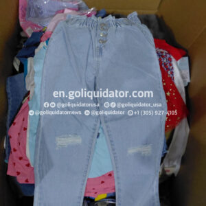 Lots of children’s clothing from department stores