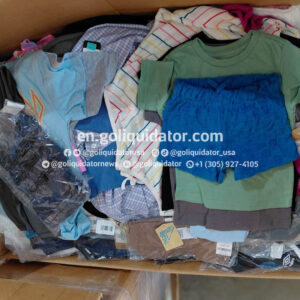 Lots of children’s clothing from department stores