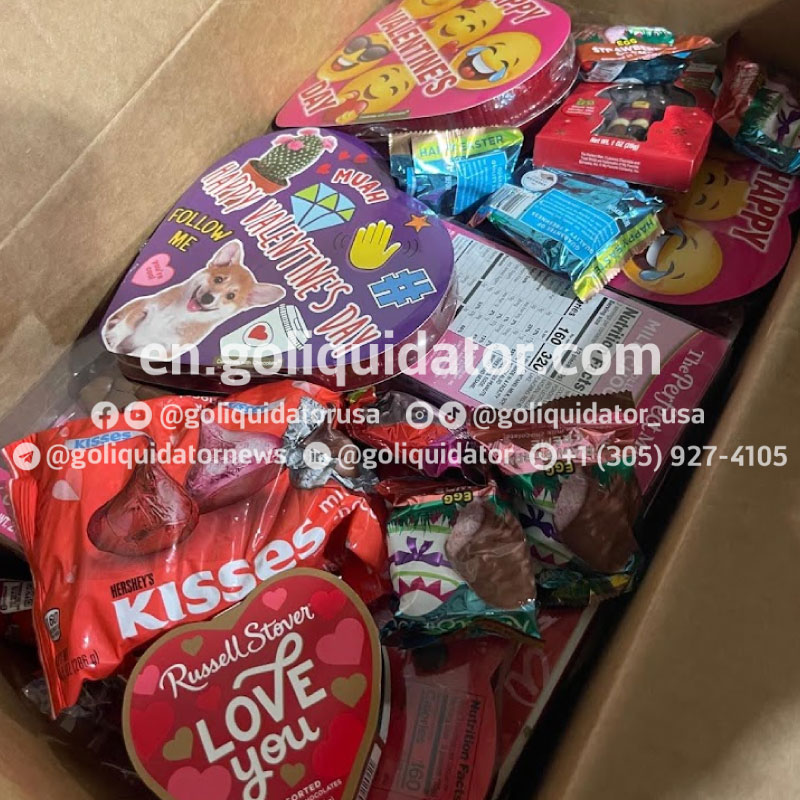 Mixed candies by truckload