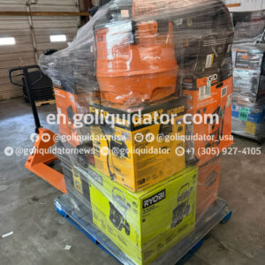 Tools and hardware items by pallet, from The Home Depot