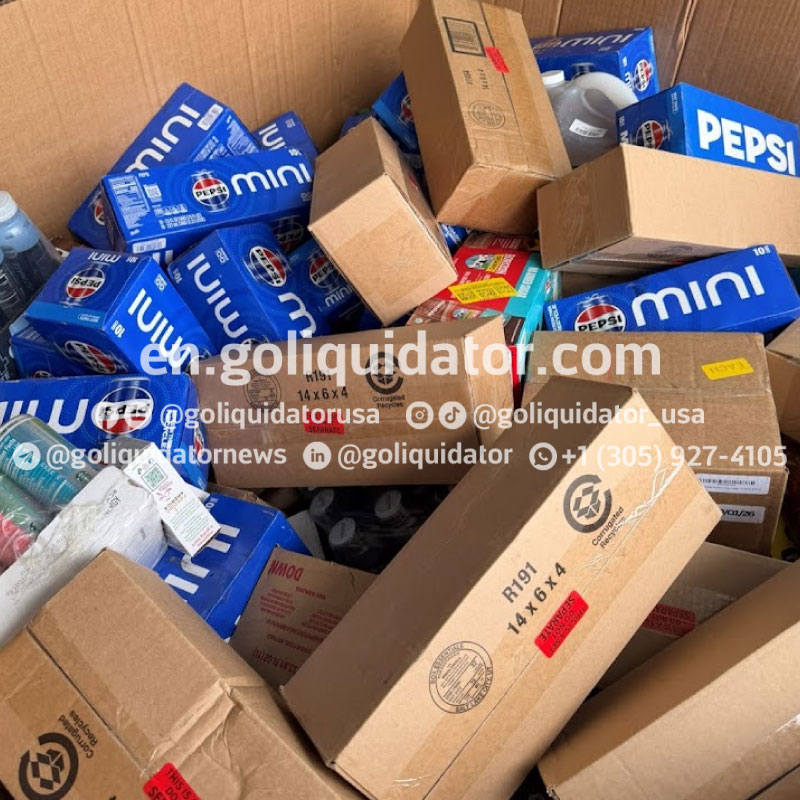 Truckloads of name-brand drinks