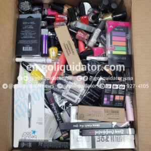 Lots of makeup and cosmetic products from recognized brands