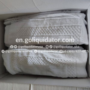 Lot of bath towels and mats