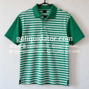 Lots of men’s polo shirts, mostly plus size