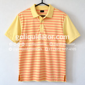 Lots of men’s polo shirts, mostly plus size