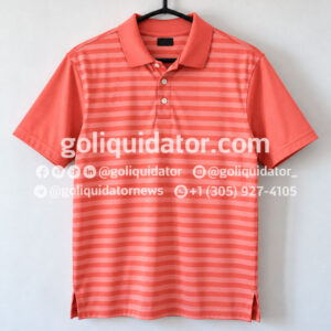 Lots of men’s polo shirts, mostly plus size