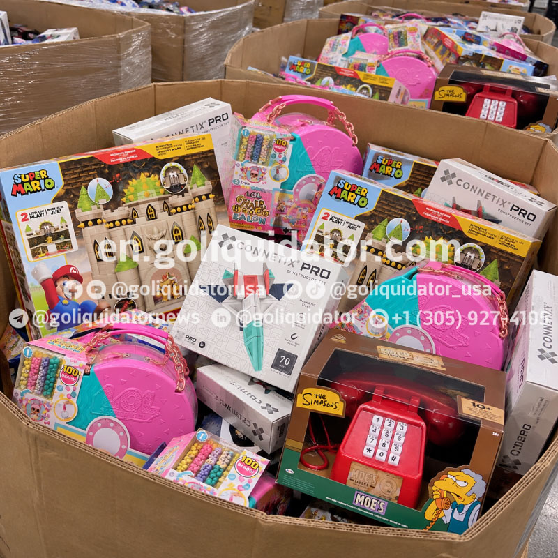 Full truckload of licenced toys