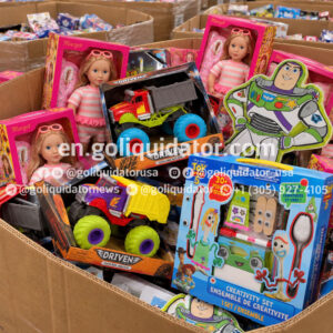 Full truckload of licenced toys