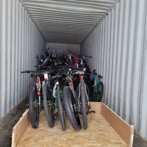 Bicycles by container in wholesale liquidation
