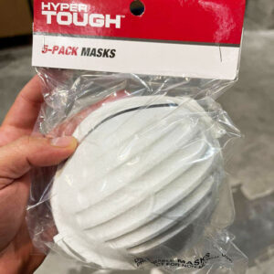Lot of dust masks in wholesale liquidation