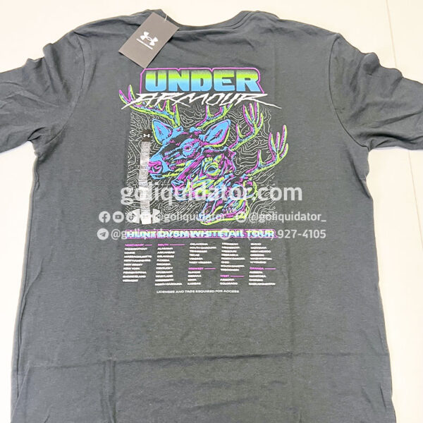 Lots of Under Armour t-shirts in wholesale liquidation