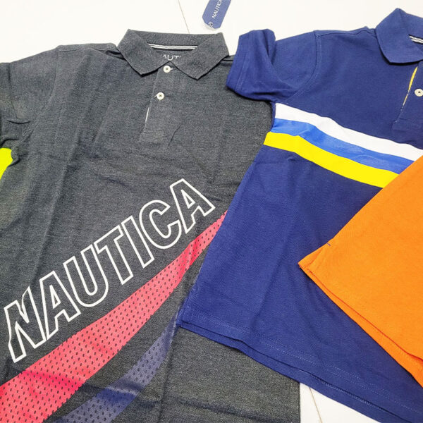 Lot of Nautica polo shirts for boys