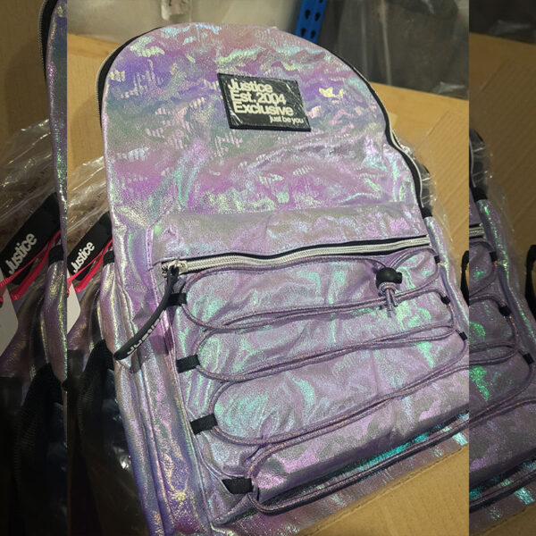 Lots of backpacks in wholesale liquidation