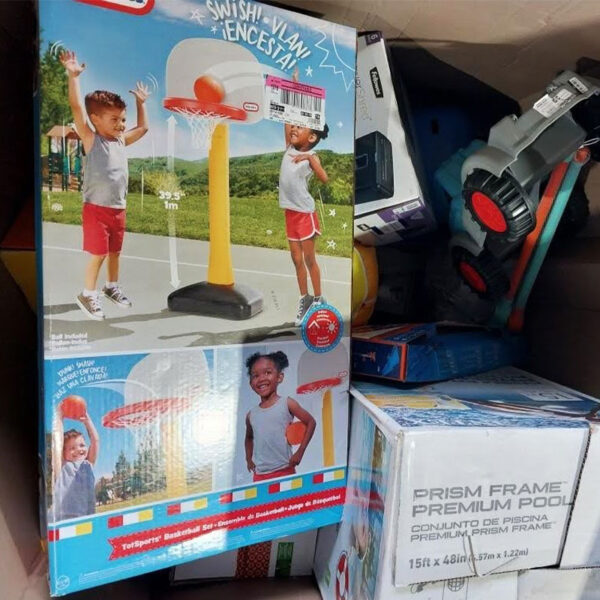 Lot of summer toys from Target in wholesale liquidation