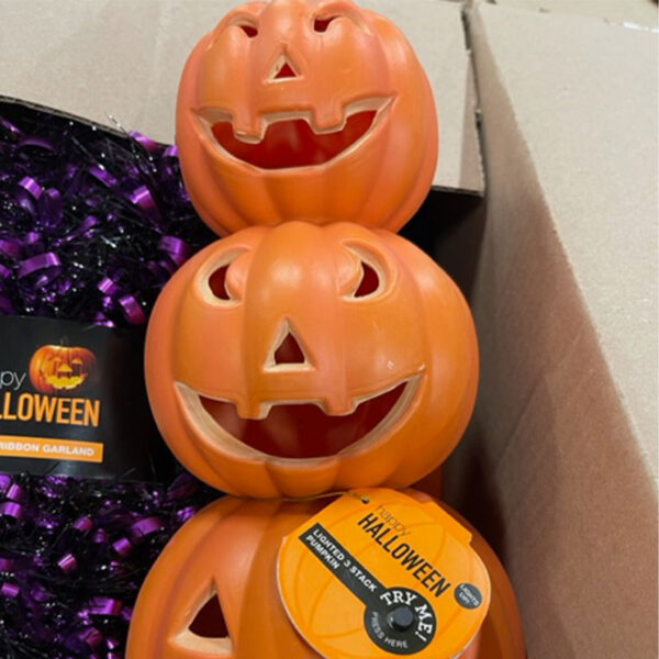 Lots of Halloween supplies in wholesale liquidation