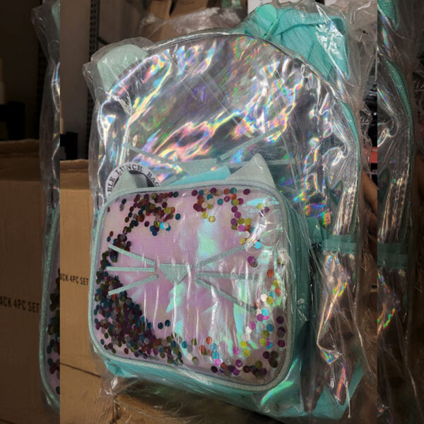 Lots of backpacks in wholesale liquidation