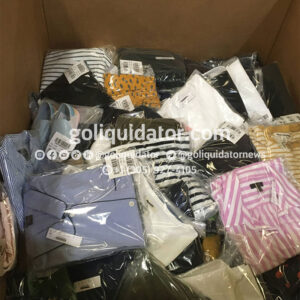 Clothing by pallet in wholesale liquidation