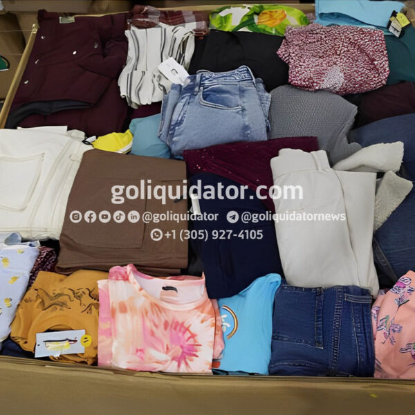 Mixed clothing from Target by truckload or container.