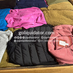 Lots of jackets and sweaters in wholesale liquidation