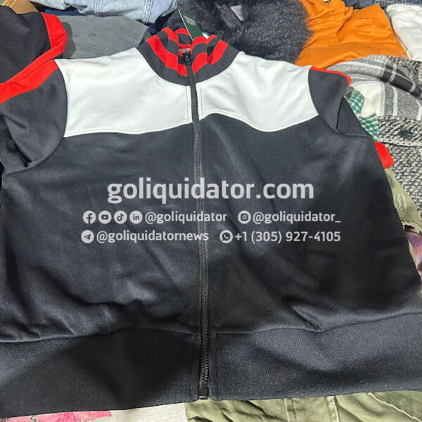 Lots of jackets and sweaters in wholesale liquidation